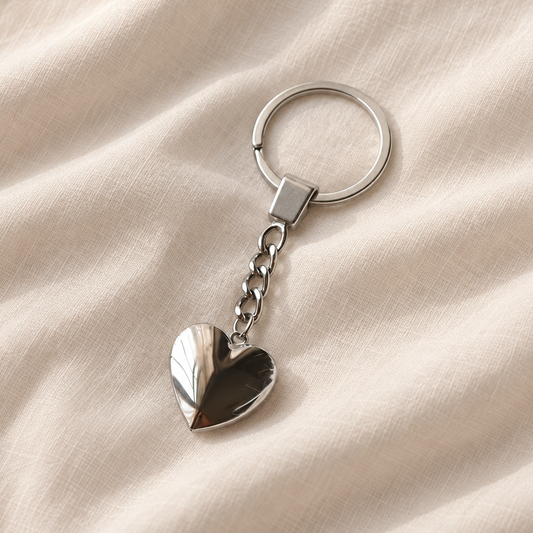 Heart Locket Photo Charm