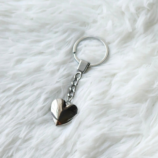 Heart Locket Keychain
